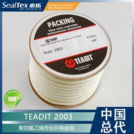 泰迪TEADIT 2004芳纶纤维编织PTFE浸渍盘根
